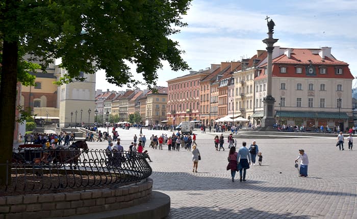 ワルシャワの王宮広場